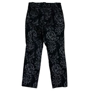 White House Black Market Black and silver  Patterned Pants
